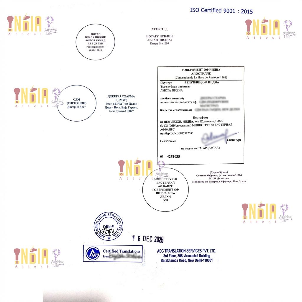 Certified Document Translation